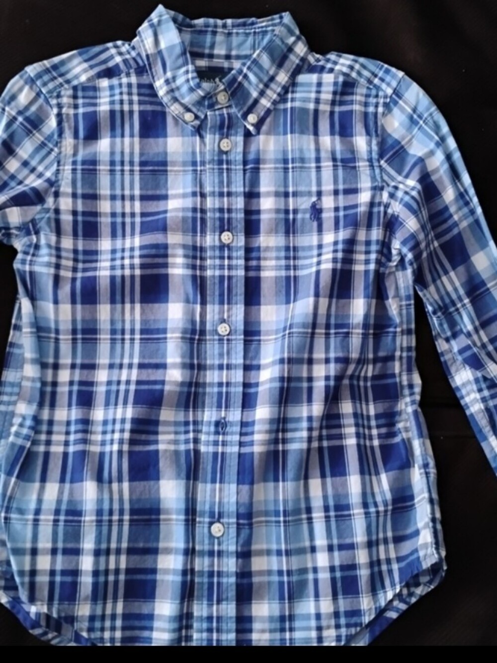Ralph Lauren Boys' Blue Plaid